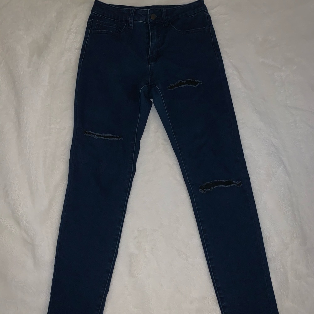 Forever 21 dark blue jeans